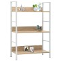 3-stöckiges Bücherregal aus Eichenholz 60x27,6x90,5 cm von vidaXL, Bücherregale und Regale - Ref: Foro24-288221, Preis: 57,52...