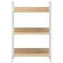 3-stöckiges Bücherregal aus Eichenholz 60x27,6x90,5 cm von vidaXL, Bücherregale und Regale - Ref: Foro24-288221, Preis: 57,52...