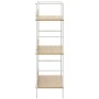 3-stöckiges Bücherregal aus Eichenholz 60x27,6x90,5 cm von vidaXL, Bücherregale und Regale - Ref: Foro24-288221, Preis: 57,52...