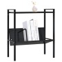 2-tier shelving black engineered wood 52x28x59 cm by vidaXL, Bookcases and shelves - Ref: Foro24-288230, Price: 30,95 €, Disc...