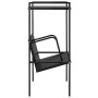 2-tier shelving black engineered wood 52x28x59 cm by vidaXL, Bookcases and shelves - Ref: Foro24-288230, Price: 30,95 €, Disc...