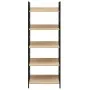 5-tier engineered oak wood shelf 60x27.6x158.5cm by vidaXL, Bookcases and shelves - Ref: Foro24-288227, Price: 70,24 €, Disco...