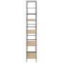 5-stufiges Regal aus technischem Eichenholz, 60 x 27,6 x 158,5 cm von vidaXL, Bücherregale und Regale - Ref: Foro24-288227, P...