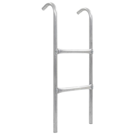 2-stufige Trampolinleiter silber Stahl 72 cm von vidaXL, Zubehör für Trampoline - Ref: Foro24-92408, Preis: 28,39 €, Rabatt: %