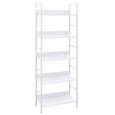 5-level white engineered wood shelf 60x27.6x158.5 cm by vidaXL, Bookcases and shelves - Ref: Foro24-288228, Price: 86,08 €, D...