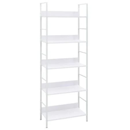 5-level white engineered wood shelf 60x27.6x158.5 cm by vidaXL, Bookcases and shelves - Ref: Foro24-288228, Price: 84,37 €, D...