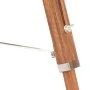 Brown and white solid teak wood tripod lamp 141 cm by vidaXL, Lamps - Ref: Foro24-288077, Price: 98,24 €, Discount: %