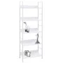 5-stöckiges Parkettregal weiß 60x27,6x158,5 cm von vidaXL, Bücherregale und Regale - Ref: Foro24-288228, Preis: 86,08 €, Raba...