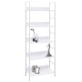 5-stöckiges Parkettregal weiß 60x27,6x158,5 cm von vidaXL, Bücherregale und Regale - Ref: Foro24-288228, Preis: 86,08 €, Raba...