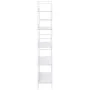 5-level white engineered wood shelf 60x27.6x158.5 cm by vidaXL, Bookcases and shelves - Ref: Foro24-288228, Price: 84,37 €, D...