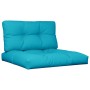 Cojines para palés 2 piezas tela turquesa de vidaXL, Cojines para sillas y sofás - Ref: Foro24-360732, Precio: 66,32 €, Descu...