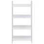4-stufiges Regal aus weißem Holzwerkstoff, 60 x 27,6 x 124,5 cm von vidaXL, Bücherregale und Regale - Ref: Foro24-288224, Pre...