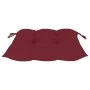 Garden chairs 4 pcs teak wood with red cushions by vidaXL, Garden chairs - Ref: Foro24-3065641, Price: 361,40 €, Discount: %
