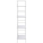 4-stufiges Regal aus weißem Holzwerkstoff, 60 x 27,6 x 124,5 cm von vidaXL, Bücherregale und Regale - Ref: Foro24-288224, Pre...