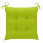 Garden chairs 4 pcs teak wood and bright green cushions by vidaXL, Garden chairs - Ref: Foro24-3065643, Price: 357,01 €, Disc...
