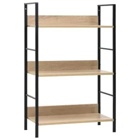 3-tier engineered oak wood shelf 60x27.6x90.5 cm by vidaXL, Bookcases and shelves - Ref: Foro24-288219, Price: 67,46 €, Disco...