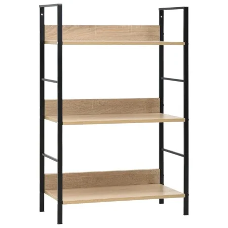 3-tier engineered oak wood shelf 60x27.6x90.5 cm by vidaXL, Bookcases and shelves - Ref: Foro24-288219, Price: 67,46 €, Disco...