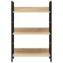 3-tier engineered oak wood shelf 60x27.6x90.5 cm by vidaXL, Bookcases and shelves - Ref: Foro24-288219, Price: 67,46 €, Disco...