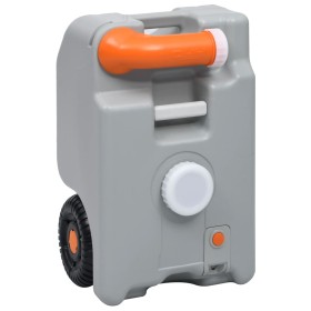 Depósito de agua con ruedas para camping gris 25 L de vidaXL, Camping y senderismo - Ref: Foro24-30135, Precio: 100,84 €, Des...