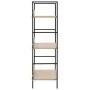 3-tier engineered oak wood shelf 60x27.6x90.5 cm by vidaXL, Bookcases and shelves - Ref: Foro24-288219, Price: 67,46 €, Disco...