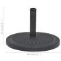 Schwarzer runder Sonnenschirmständer aus Kunstharz, 29 kg von vidaXL, Schirmständer - Ref: Foro24-43658, Preis: 102,78 €, Rab...