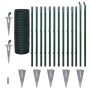 Set de euro valla acero verde 25x1,2 m de vidaXL, Paneles de vallas - Ref: Foro24-140562, Precio: 302,51 €, Descuento: %