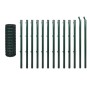 Eurogrüner Stahlzaun 25x0,8 m von vidaXL, Zaunpaneele - Ref: Foro24-142398, Preis: 161,69 €, Rabatt: %