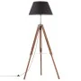 Brown and black solid teak wood tripod lamp 141 cm by vidaXL, Lamps - Ref: Foro24-288079, Price: 87,08 €, Discount: %