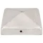 Kappen für Zaunpfosten, 6 Stück, verzinktes Metall, 91 x 91 mm von vidaXL, Zubehör für Tore und Zäune - Ref: Foro24-145491, P...