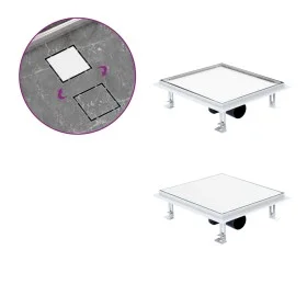 Desagüe de ducha cubierta inserción suelo acero inox. 28x28 cm de vidaXL, Desagües - Ref: Foro24-145996, Precio: 51,93 €, Des...