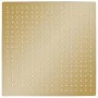 Cabezal ducha efecto lluvia acero inox cuadrado dorado 50x50 cm de vidaXL, Cabezales de ducha - Ref: Foro24-147712, Precio: 1...