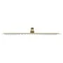 Cabezal ducha efecto lluvia acero inox cuadrado dorado 50x50 cm de vidaXL, Cabezales de ducha - Ref: Foro24-147712, Precio: 1...