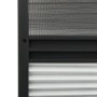 Pleated mosquito net for windows against the sun aluminum 60x80cm by vidaXL, Mosquito nets for windows - Ref: Foro24-148682, ...
