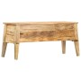 Aufbewahrungsbox aus massivem Mangoholz, 99 x 35 x 48 cm von vidaXL, Aufbewahrungskisten - Ref: Foro24-286462, Preis: 176,09 ...