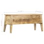 Aufbewahrungsbox aus massivem Mangoholz, 99 x 35 x 48 cm von vidaXL, Aufbewahrungskisten - Ref: Foro24-286462, Preis: 176,09 ...