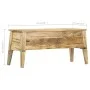Solid mango wood storage box 99x35x48 cm by vidaXL, Storage trunks - Ref: Foro24-286462, Price: 177,11 €, Discount: %