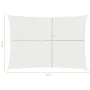Toldo de vela blanco HDPE 160 g/m² 5x6 m de vidaXL, Sombrillas - Ref: Foro24-311246, Precio: 61,40 €, Descuento: %