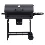 Fassgrillräder und Regale aus schwarzem Stahl 115x85x95 cm von vidaXL, Grillen - Ref: Foro24-313636, Preis: 174,82 €, Rabatt: %