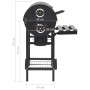Fassgrillräder und Regale aus schwarzem Stahl 115x85x95 cm von vidaXL, Grillen - Ref: Foro24-313636, Preis: 174,82 €, Rabatt: %