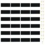 Moskitonetze für Türen Magnetblock 2 Stück schwarz 220x100 cm von vidaXL, Moskitonetze für Fenster - Ref: Foro24-314687, Prei...