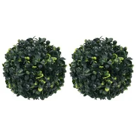 Bolas de boj artificial 2 unidades 22 cm de vidaXL, Flora artificial - Ref: Foro24-315468, Precio: 27,95 €, Descuento: %