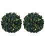 Künstliche Buchsbaumkugeln 2 Einheiten 22 cm von vidaXL, Künstliche Flora - Ref: Foro24-315468, Preis: 28,62 €, Rabatt: %