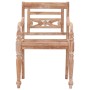 Batavia Stühle 2 Einheiten aus massivem gebleichtem Teakholz von vidaXL, Gartenstühle - Ref: Foro24-316034, Preis: 226,68 €, ...