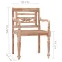 Batavia Stühle 2 Einheiten aus massivem gebleichtem Teakholz von vidaXL, Gartenstühle - Ref: Foro24-316034, Preis: 228,01 €, ...