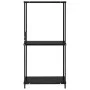 Small black engineered wood shelf 33.5x39.6x79.7 cm by vidaXL, Bookcases and shelves - Ref: Foro24-288232, Price: 42,99 €, Di...
