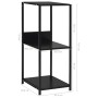Small black engineered wood shelf 33.5x39.6x79.7 cm by vidaXL, Bookcases and shelves - Ref: Foro24-288232, Price: 43,72 €, Di...
