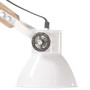 Lámpara de pared redonda estilo industrial blanca E27