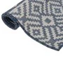 Alfombra de exterior de tejido plano rayas azules 100x200 cm de vidaXL, Alfombras - Ref: Foro24-340836, Precio: 35,48 €, Desc...