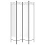 Divider screen with 4 white fabric panels 160x200 cm by vidaXL, Room dividers - Ref: Foro24-350150, Price: 42,41 €, Discount: %