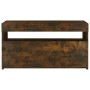 Mueble de TV con luces LED roble ahumado 75x35x40 cm de vidaXL, Muebles TV - Ref: Foro24-815123, Precio: 52,47 €, Descuento: %